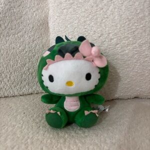 Hello Kitty Green Dragon Cosplay Costume Plush